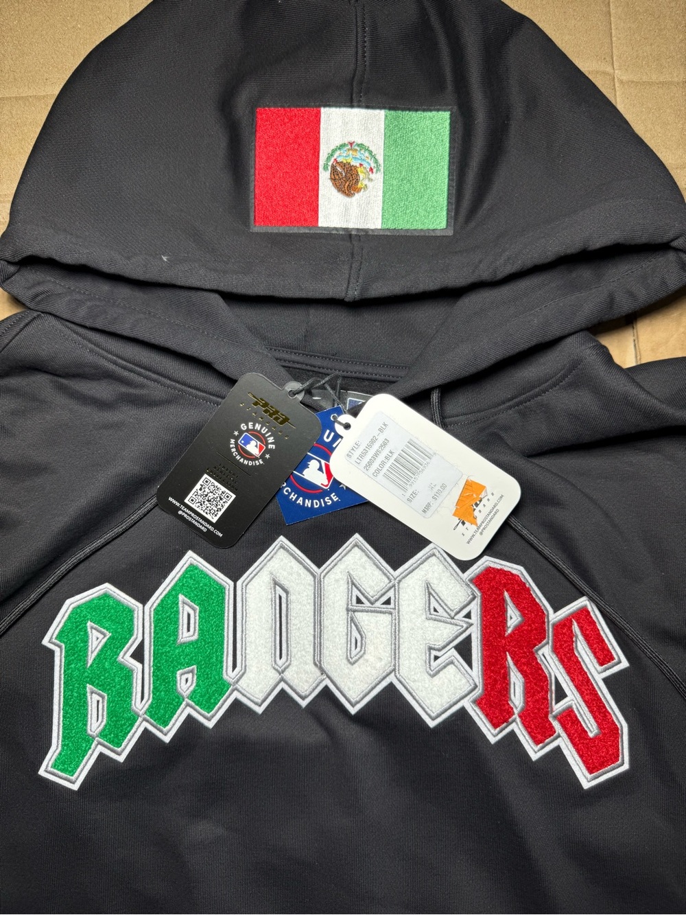 Pro Standard Texas Rangers Mexico Heritage Hoodie - Picture 4 of 6